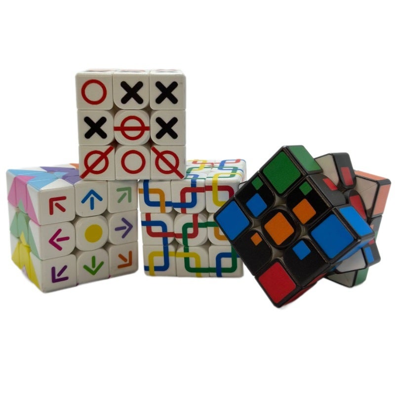Uv Printed Personalized 3X3 Cube Square Network 3X3 Arrow 3X3 Tic-Tac-Toe Cube - Image 2